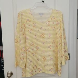 Kim Roger's XL yellow blouse